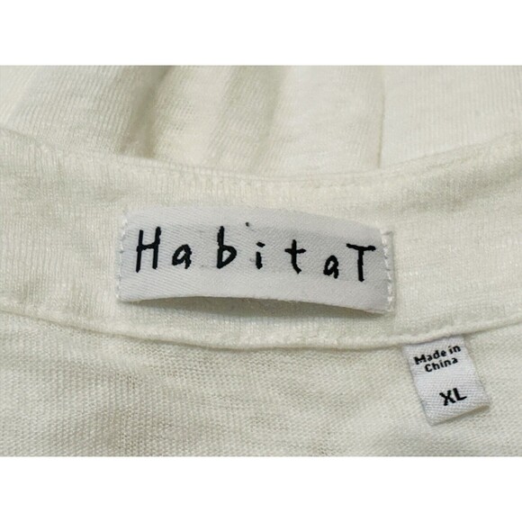 Habitat Clothes To Live In Women Size XL Linen Cardigan Lagenlook Minimalist - Picture 9 of 11